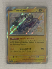 Thundurus Shiny Rare Holo 139/091 - Pokemon Scarlet & Violet Paldean Fates