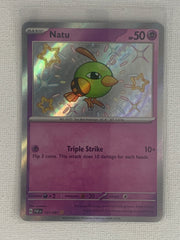 Natu Shiny Rare Holo 151/091 - Pokemon Scarlet & Violet Paldean Fates