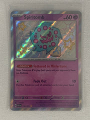 Spiritomb Shiny Rare Holo 158/091 - Pokemon Scarlet & Violet Paldean Fates