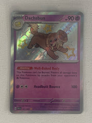 Dachsbun Shiny Rare Holo 161/091 - Pokemon Scarlet & Violet Paldean Fates