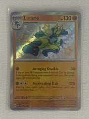Lucario Shiny Rare Holo 174/091 - Pokemon Scarlet & Violet Paldean Fates