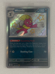 Weavile Shiny Rare Holo 183/091 - Pokemon Scarlet & Violet Paldean Fates