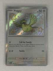 Pidgey Shiny Rare Holo 196/091 - Pokemon Scarlet & Violet Paldean Fates