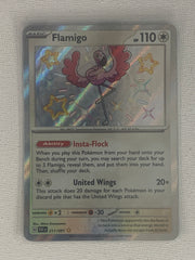 Flamigo Shiny Rare Holo 211/091 - Pokemon Scarlet & Violet Paldean Fates