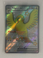 Pidgeot ex Shiny Ultra Rare Holo 221/091 - Pokemon Scarlet & Violet Paldean Fates