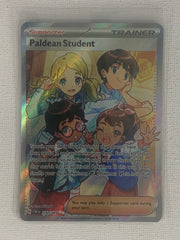 Paldean Student Ultra Rare Full Art Holo 230/091 - Pokemon Scarlet & Violet Paldean Fates
