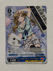 "Poppin'Party" Arisa Ichigaya (Signature) BD/W47-TE18X XR - Weiss Schwarz BanG Dream!