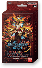 Battle Spirits Saga Card Game Starter Deck Dragon Onslaught Display (ST01)